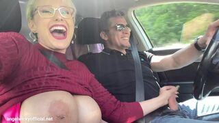 Blonde Bitch Randomly Gets Fucked In The Car