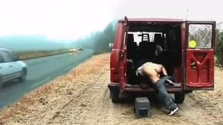 Real Amateur Sex In Van On Side Of Road