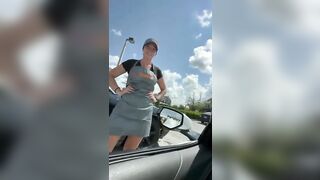 Dunkin Donuts Worker Gives Excellent Drive Thru Service