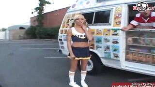 Blonde Teen Gets Tricked To Fuck In Ice Cream Truck