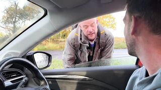 Gay Hitchhiker Pays For Car Ride With Bussy