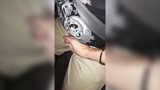 Wife Helps Her Husband Cum While He Drives On The Highway