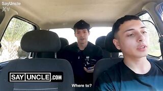 Gay Taxi Driver Loves Sucking Cock