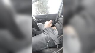 Chicano Guy Jerking His Cock In Public Parking Lot