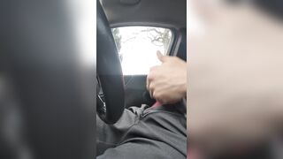 Chicano Guy Jerking His Cock In Public Parking Lot